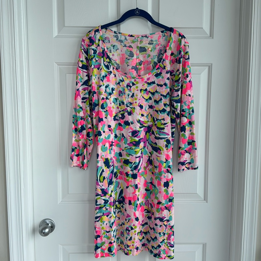 Lilly Pulitzer three-quarter sleeve cotton dress size XL